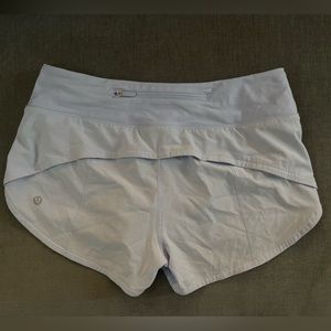 Lulu lemon Speed Up 2.5” purple(periwinkle) size 4